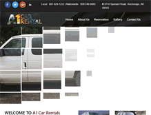 Tablet Screenshot of anchoragea1carrental.com